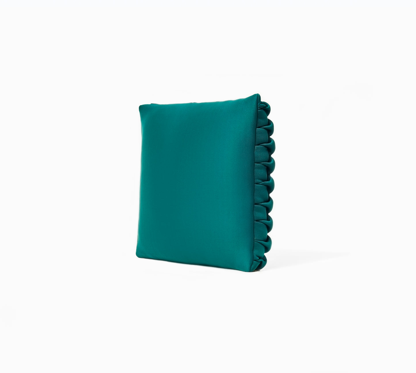 Le Coussin Carré Néosmock - Vert Pétrole - Floriane Schmitt