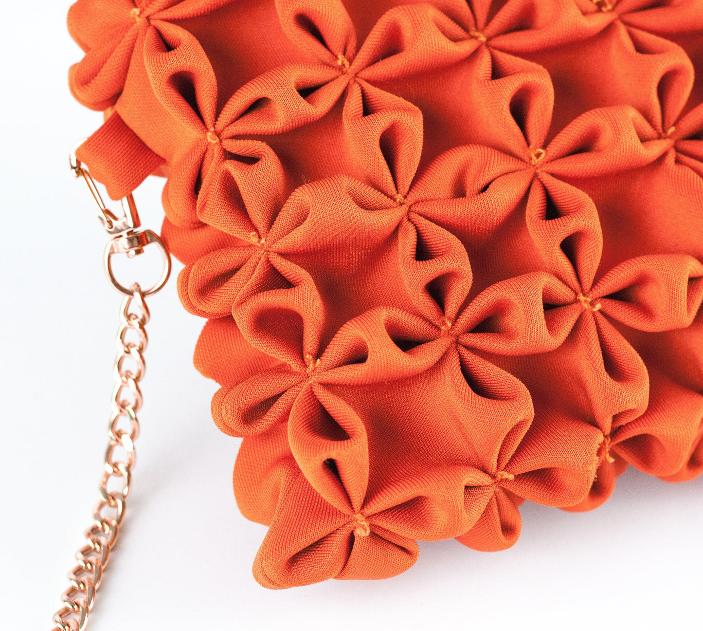 La Pochette Néosmock Inversée - Orange Brûlé