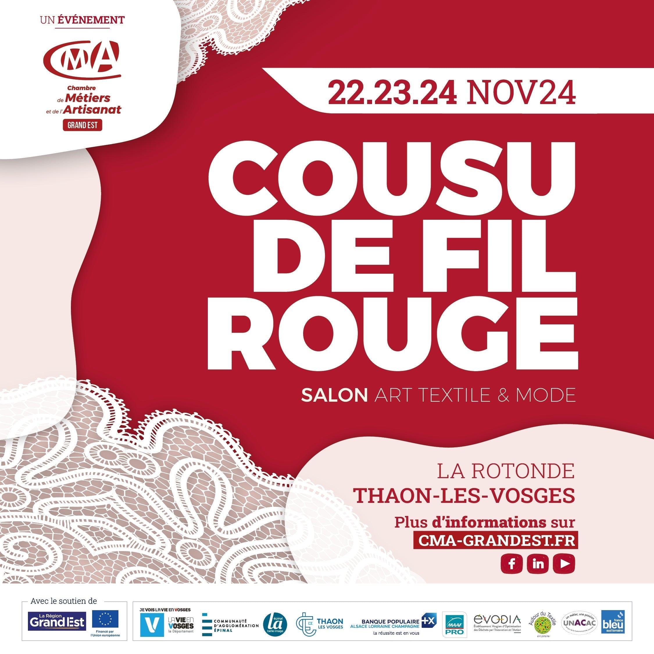 Salon Cousu de Fil Rouge 2024 – Floriane Schmitt Studio