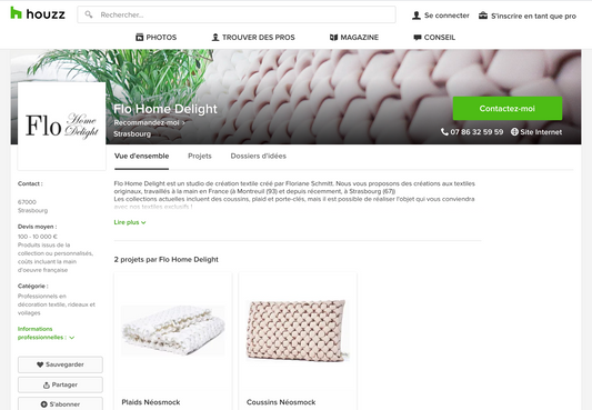 Flo Home Delight est sur Houzz !