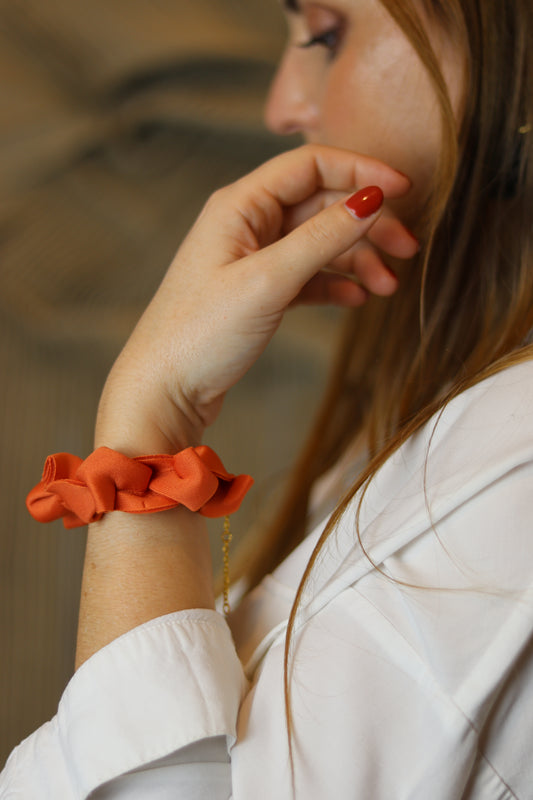 Bracelet Néosmock en néoprène, légères, 4 couleurs, apprêt doré ou argenté - Flo Home Delight