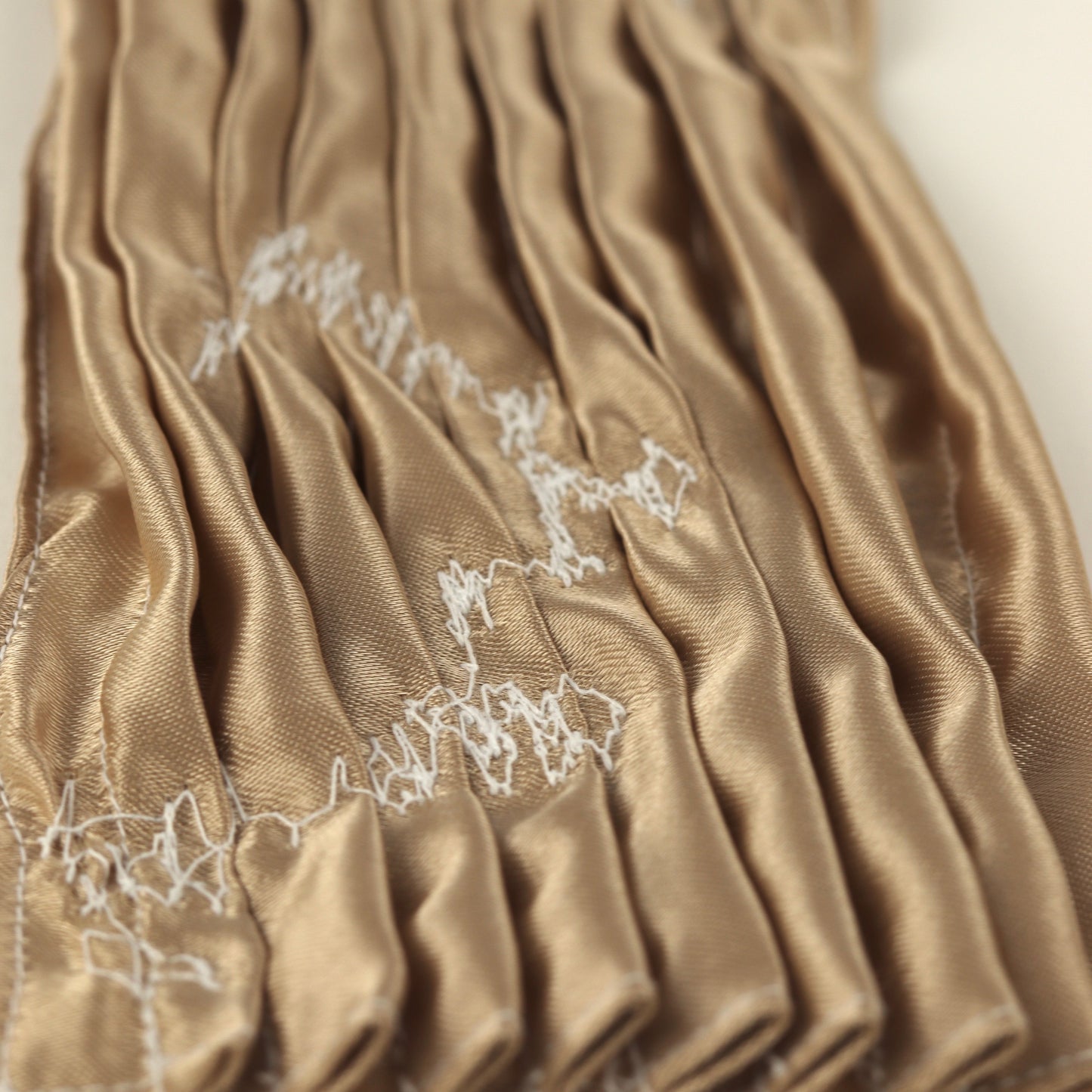 Tableau textile Oscillations cuivre