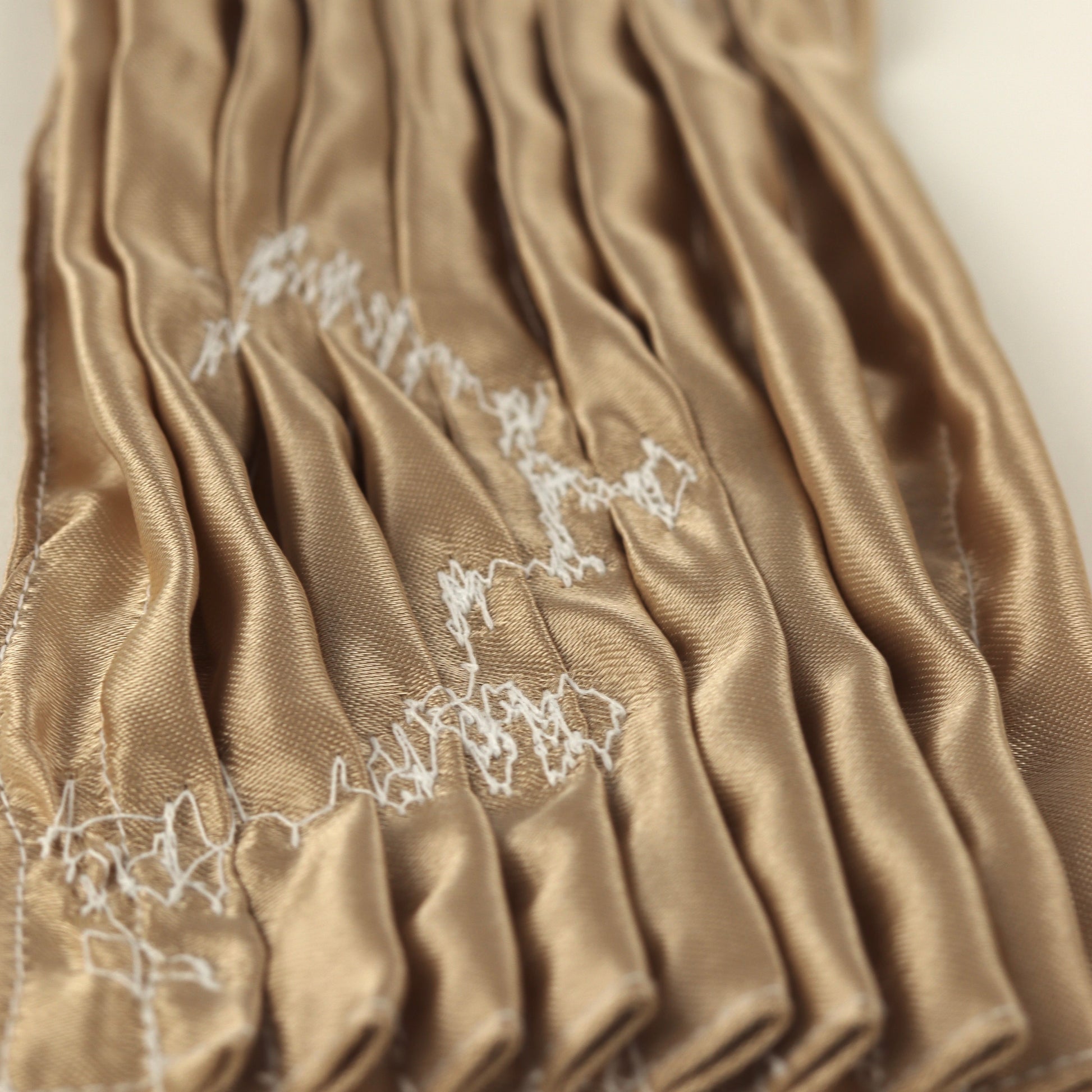 Tableau textile Oscillations cuivre