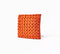 Le Coussin Carré Néosmock - Orange Brûlé