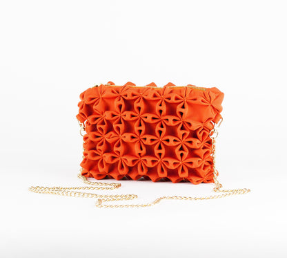 La Pochette Néosmock Inversée - Orange Brûlé