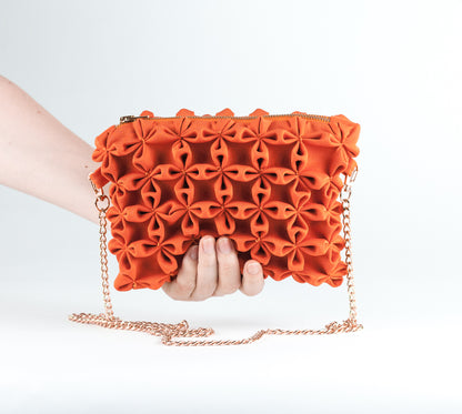 La Pochette Néosmock Inversée - Orange Brûlé