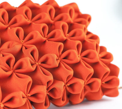 La Pochette Néosmock Inversée - Orange Brûlé