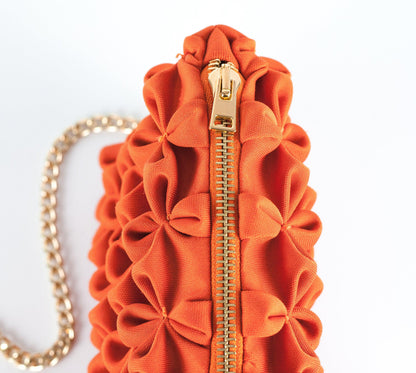 La Pochette Néosmock Inversée - Orange Brûlé